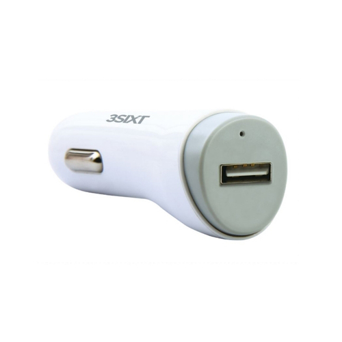 3sixT Car Charger Adapter Connector 3A USB-A Quick Charge 2.0 - White