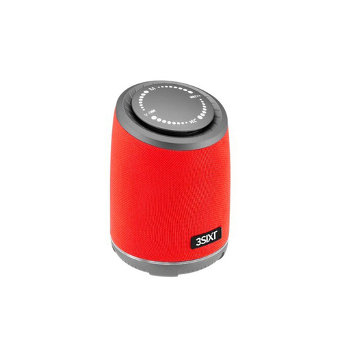 3sixT Fury 10W IPX4  Wireless Speaker LED / Touch - Red