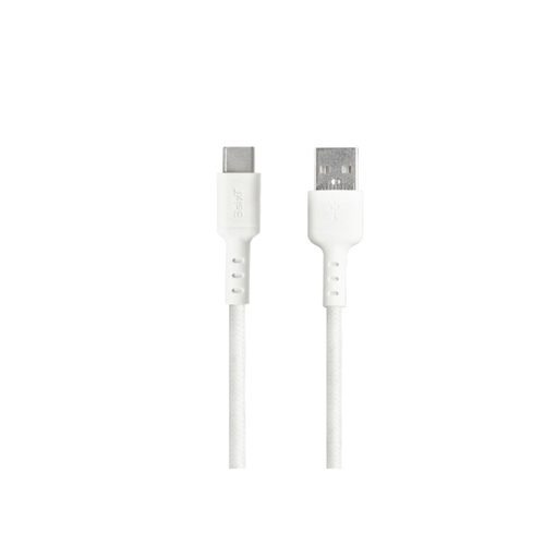 3sixT Tough 1.2m Male USB-A to USB-C V2.0 Cable - White