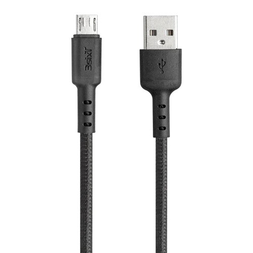 3sixT Tough USB-A to Micro USB Cable 1.2m Black  