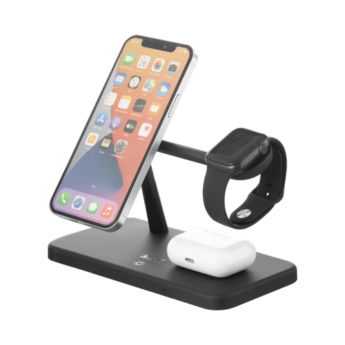 3sixT 5 in 1 MagSafe Magnetic Wireless Charger 45W For iPhone Black