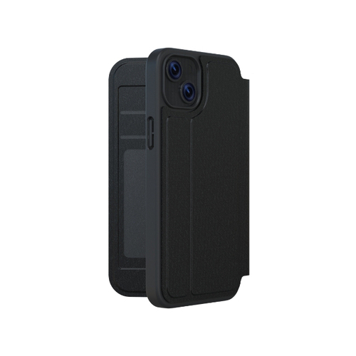 3sixT SlimFolio Phone Case For Apple iPhone 15 Plus - Black