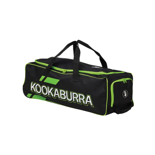 Kookaburra Pro 4.0 Cricket Bat/Gear Wheelie Bag Black/Lime
