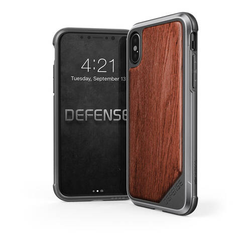 X-Doria Defence Lux f/ iPhone Xs / X Wood