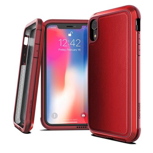 X-Doria Defense Lux DropSd iPhone 11/XR Red Leather