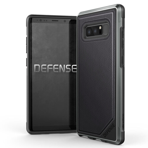 X-Doria Defense Lux Case For Samsung Galaxy Note 8 - Black Leather