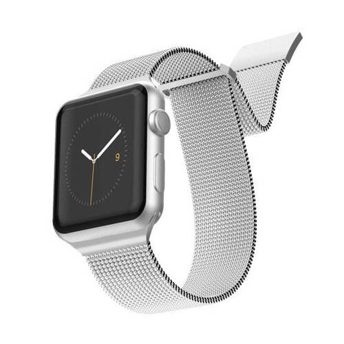 X-Doria Mesh Band f/ Apple iWatch 40 & 38mm - Silver