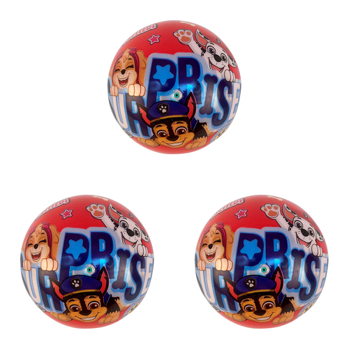 3PK Haven Paw Patrol 23cm Ball 2021 Catch/Throw Interactive Toy 3y+