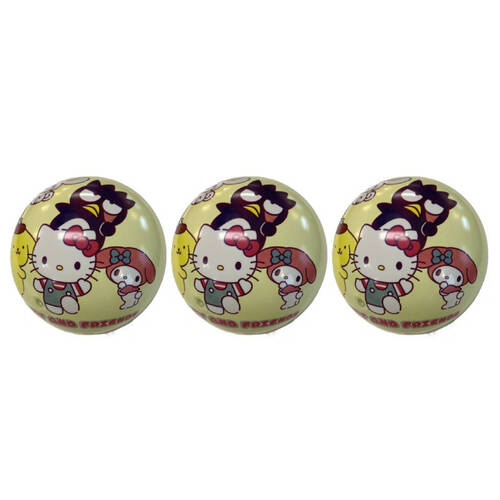 3PK Hello Kitty Play Ball 23cm Kids/Children Interactive Toy Outdoor Game 12m+