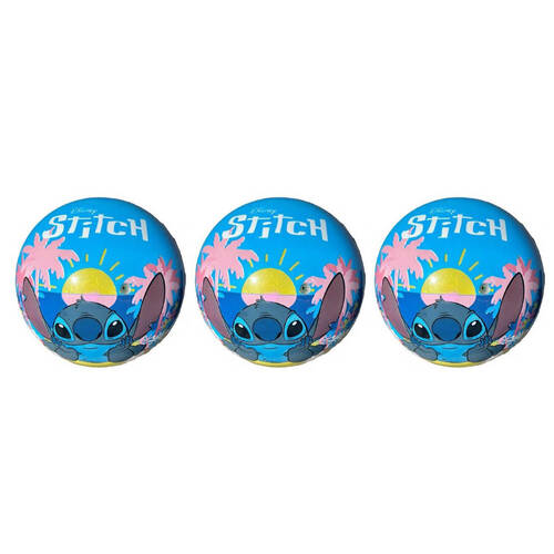 3PK Lilo & Stitch Play Ball 23cm Kids Interactive Toy Outdoor Game 12m+