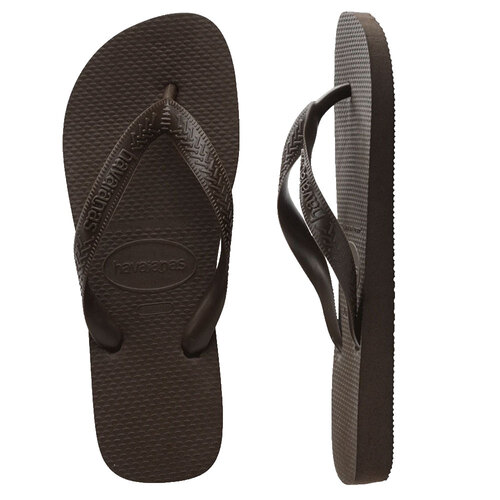 Havaianas Top Cafe Brown Mens/Womens Thongs Size BR 37/38 US 7/8W 6/7M