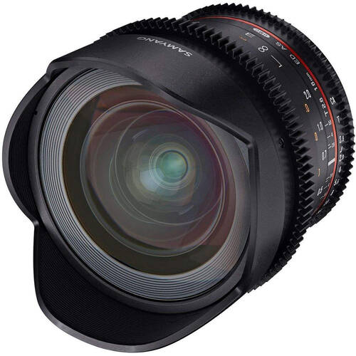 Samyang 16mm T2.6 VDSLR UMC II Lens For Nikon Full Frame - Black