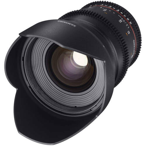 Samyang 24mm T1.5 VDSLR UMC II Lens For Nikon Full Frame - Black