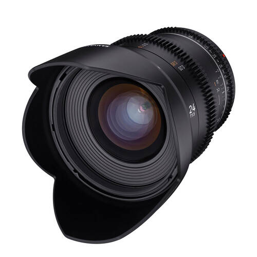 Samyang 24mm T1.5 MK2 VDSLR Lens For Nikon Full Frame - Black