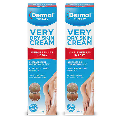 2PK Dermal Therapy 125g Very Dry Skin Cream