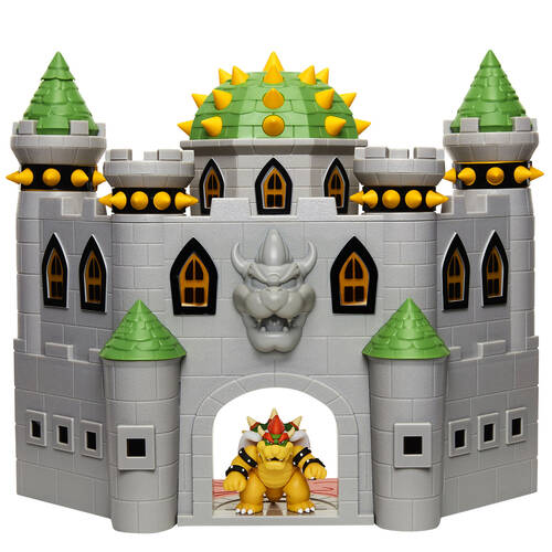 Nintendo Super Mario Bowser Castle Action Figures Playset 2.5inch