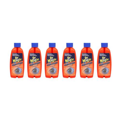 6PK Dr Magic Double Action Foamer Drain Cleaner 500ml Liquid Cleaning Detergent