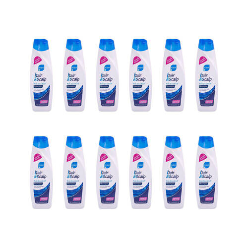 12PK Medipure Hair & Scalp Anti-Dandruff Shampoo 400ml For All Types