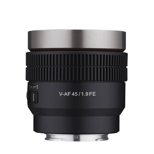 Samyang 45mm T1.9 V-AF Camera Lens for Sony FE Full Frame Black
