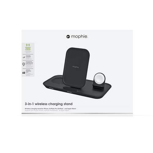 Mophie Universal Wireless For Apple Watch Charge Base 3 in 1 Stand