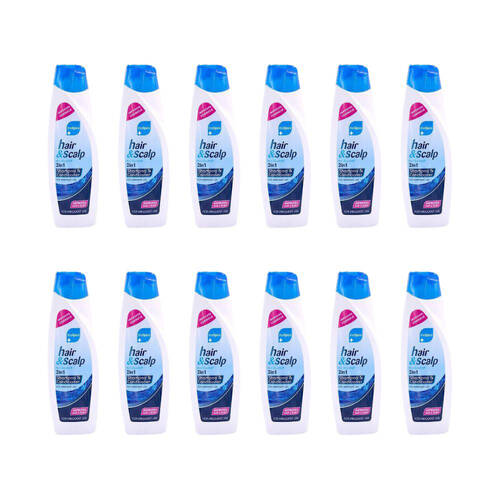 12PK Medipure Hair & Scalp 2in1 Shampoo Conditioner 400ml Anti-Dandruff