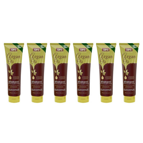 6PK XHC Argan Oil Cleansing Hair Shampoo 300ml For All Type Nourshing Care