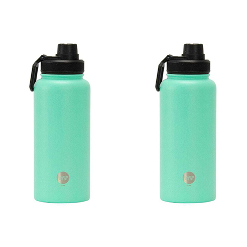 2PK Annabel Trends Watermate 950ml Stainless Steel Bottle Mint