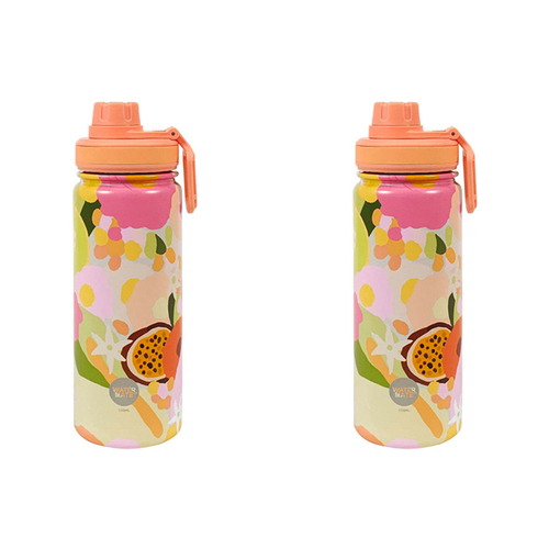 2PK Annabel Trends Watermate 550ml Stainless Steel Bottle Tutti Fruitti