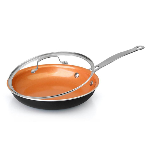 CS Kochsysteme Kupferberg 28cm Frying Pan w/Lid