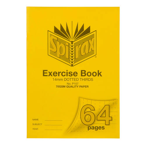 Spirax 70 gsm 14mm Dotted No.P107 Excersice Book