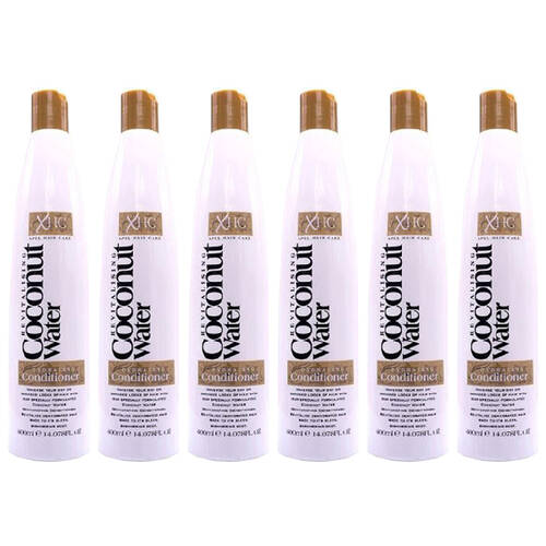 6PK XHC Revitalising Coconut Water Hydrating Conditioner For All Hair 400ml
