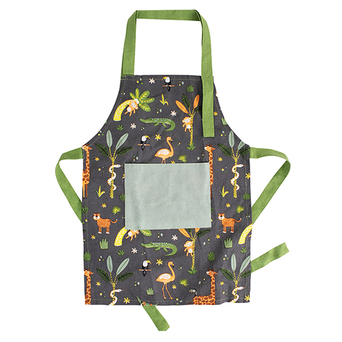 Ladelle Jungle Recycled Cotton Kids Apron