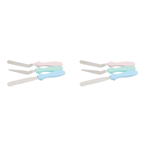 2 x 3pc Wiltshire Pastel Cake Decorating Pallete Knife Set