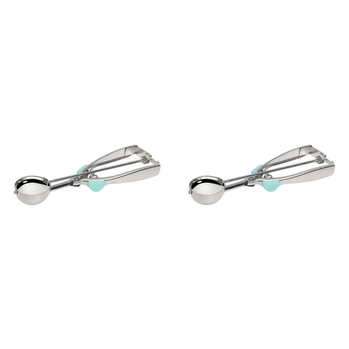 2PK Wiltshire Stainless Steel/Silicone Cookie Dough Scooper 6cm