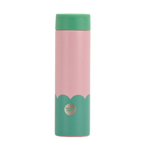 Annabel Trends Stainless Steel Wave 300ml Mini Bottle - Musk Green