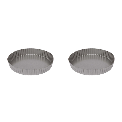 2PK Wiltshire Round Non-Stick Quiche/Tart Baking Pan 24cm