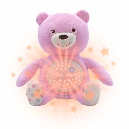 Chicco Lullaby Baby Bear Soft Toy Pink