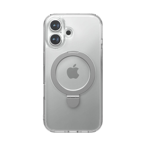 X-Doria Raptic Air Stand Mirror MagSafe Case For iPhone 16 Plus Clear