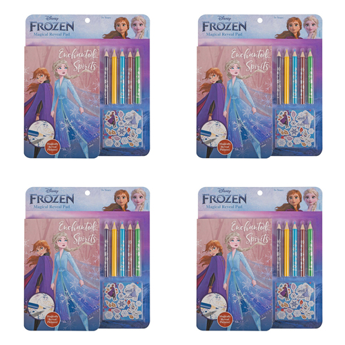 4PK Disney Frozen 2 Magic Reveal Pad Kids Art/Craft 3y+
