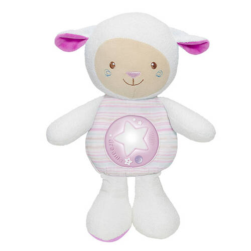 Chicco Lullaby Sheep Night Light w/ Voice Recording Pink