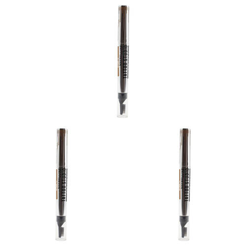 3PK Maybelline 1.1g Brow Lift Stick Tattoo Studio Soft Brown #255