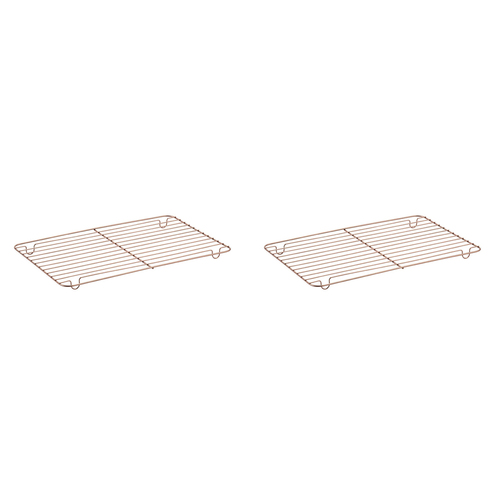 2PK Wiltshire Rose Gold Smart Stack Kitchen Cooling Rack Tray