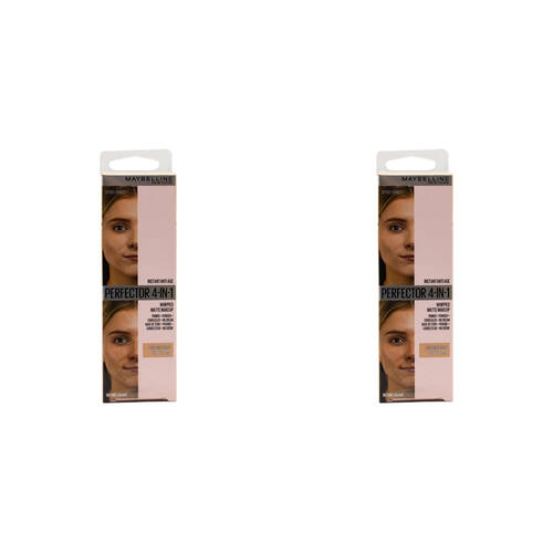 2PK Maybelline 30ml Perfector 4-in-1 Whipped Matte Concealer Fair Light #00