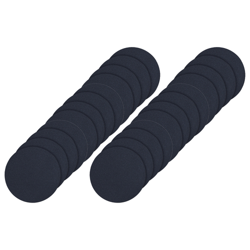 6x 4pc Ladelle Hugo Vinyl Round Drink Coasters 10cm Navy