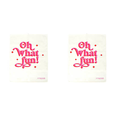 2PK Annabel Trends Cotton Tea Towel 50x70cm - Christmas Oh What Fun
