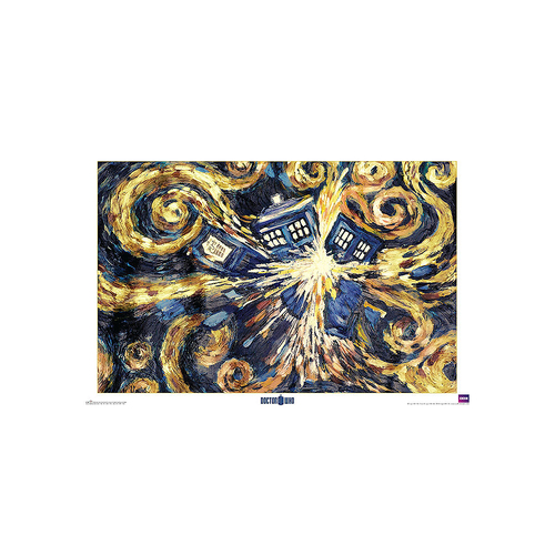 Impact Merch Doctor Who Exploding Tardis Regular Sized Poster 92x61cm