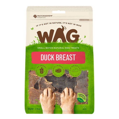 Wag Dog Treats Duck Breast 200g