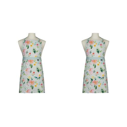 2PK Ladelle Chelsea Kitchen Dining Flower Pattern Apron Washable