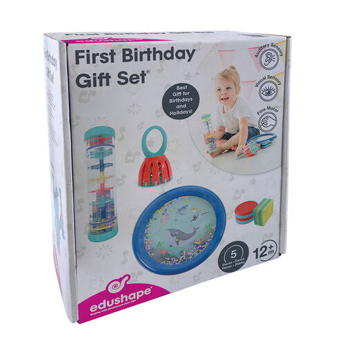 5pc Edushape First Birthday Gift Set Kids/Children Sensory Toy 12m+