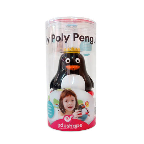 Edushape Roly Poly Penguin Bath Toy Kids/Children Interactive Play 10m+